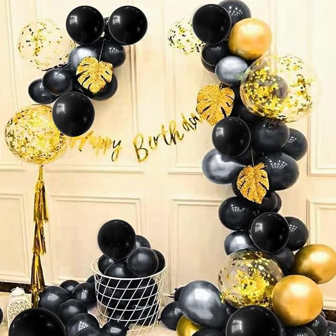 110pcs Black Balloon 12 inch - Image 7