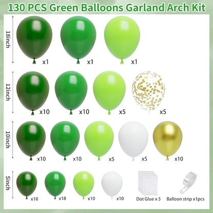 Green Balloons Arch Kit - Image 2