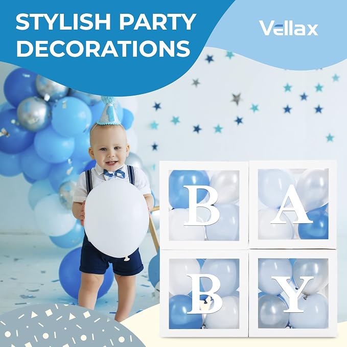 44-Piece Baby Shower Decorations - Image 7