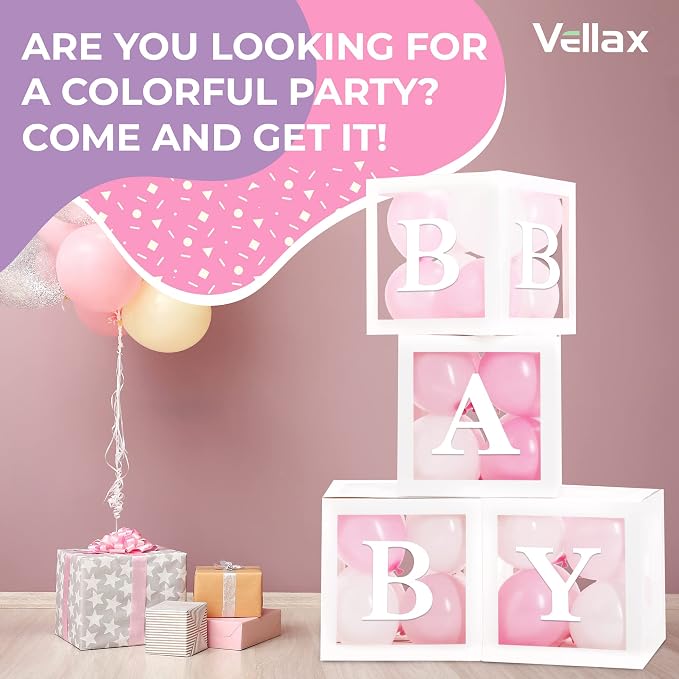 44-Piece Baby Shower Decorations - Image 10