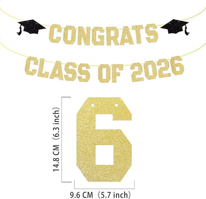 Pre-Strung Congrats Banner for Graduation - Image 2