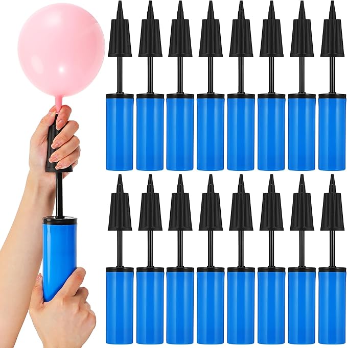 Honoson 16 Pcs 9 Inch Portable Hand Balloon Pump Hand Air Pump by Honoson