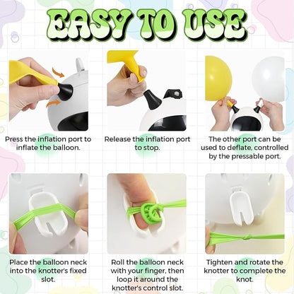 Balloon Pump Electric, Portable Balloons Inflator Air Pump - Image 6