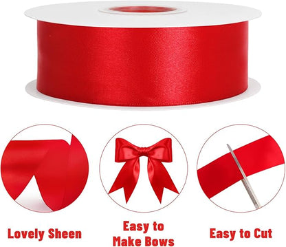 KINGLAKE Red Satin Ribbon - Image 3
