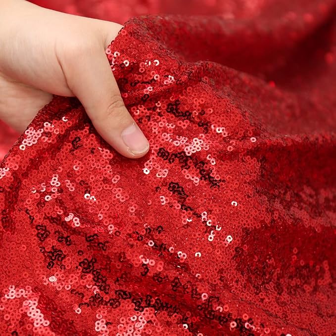 Poise3EHome 8FT x 8FT Sequin Photography Backdrop Curtain - Image 5
