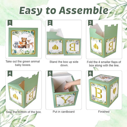 Sage Green Baby Boxes with Letters - Image 5