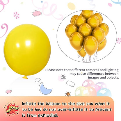 Yellow Balloon Arch Kit 111Pcs 18 12 5 Inch Latex Party Balloons Garland - Image 3
