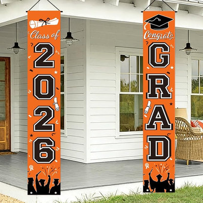 Graduation Decorations 2026, Graduation Banner Class of 2026, Congrats Grad by LINHAXM