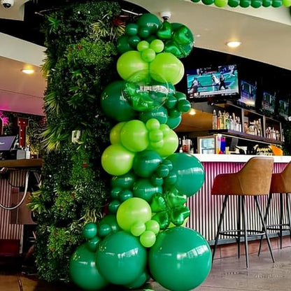 Green Balloons Balloons Arch Kit, 18 12 10 5 inch, Baby Shower, Jungle Birthday - Image 4