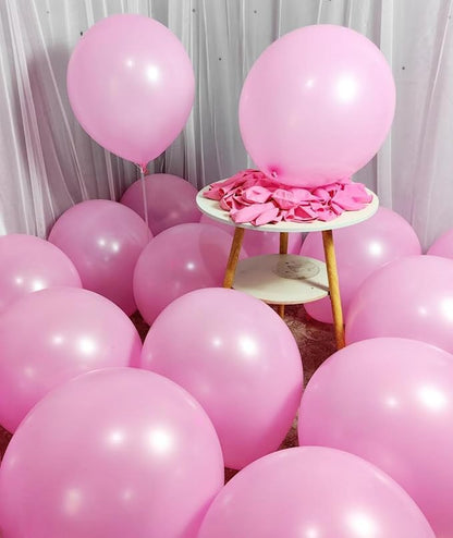 90 Pack Pink Balloons 18 Inch Pink Latex Large Balloons - Image 6