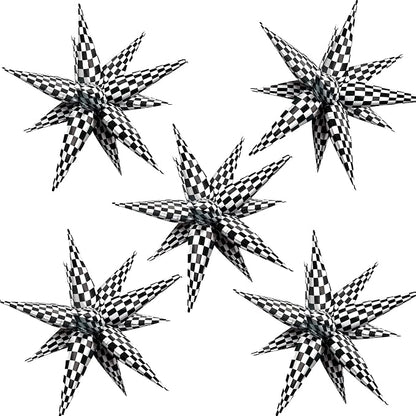 ZAKVOOR 60 Pcs Star Balloons 12 Spike Foil Party Decoration Balloons by ZAKVOOR