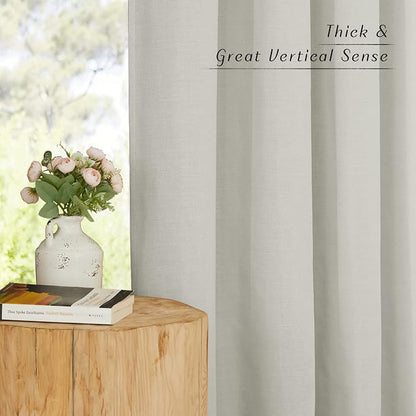 NICETOWN Linen 78 inch Curtains - Image 3