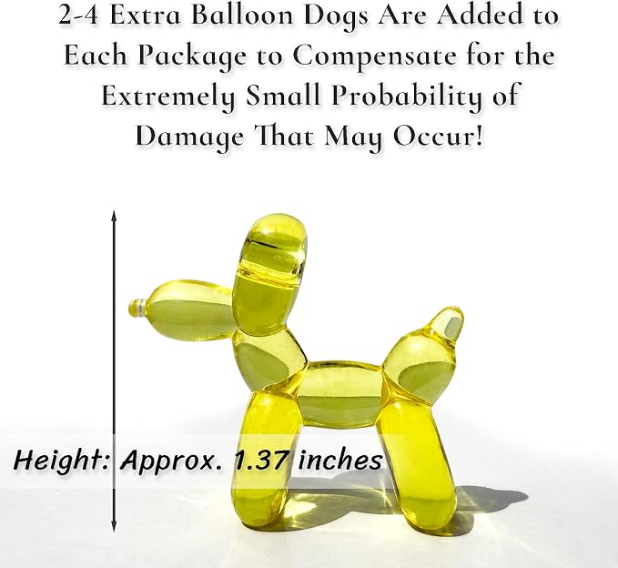 Yopcuvi 120 PCS Mini Balloon Dog Sculpture Keychain, Nine Colors Randomly Mixed - Image 4