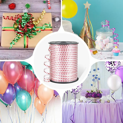 500 Yards Curling Ribbon for Gift Wrapping, 3/16" Balloon String for Christmas - Image 3