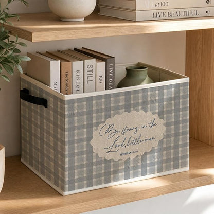 Christian Nursery Foldable Storage Bins Box - Image 3