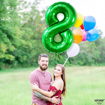 KatchOn Green 8 Balloon Number - Image 8