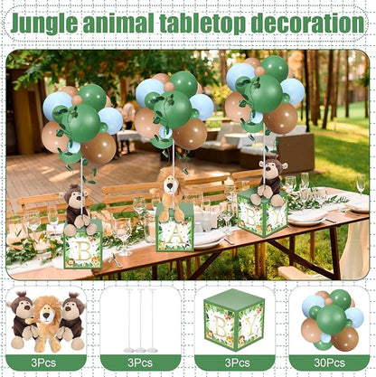 Lenwen 3 Sets Jungle Animal Decoration - Image 2
