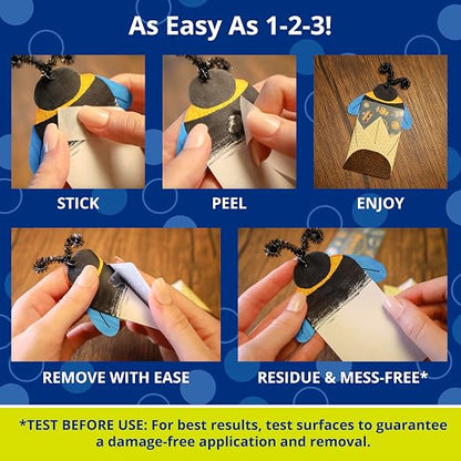 Glue Dots, Removable Dots Value Pack, Double-Sided, .5 Inch, 600 Dots, DIY - Image 4