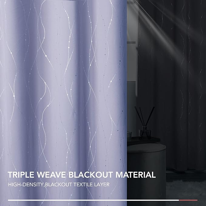 Deconovo Living Room Curtains 84 Inches Long, Thermal Insulated, Room Darkening - Image 6