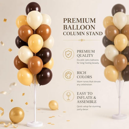 Hiins Brown Balloon Stand Kit Set of 2 - Image 5