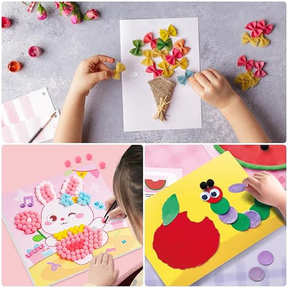 1200pcs Sticky Dots for Balloons, Scrapbooking, Double Sided Clear Glue Points - Image 2