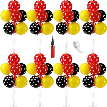VioraWhite 8 Set Balloon Stands Kits, Sticks Holder by VioraWhite