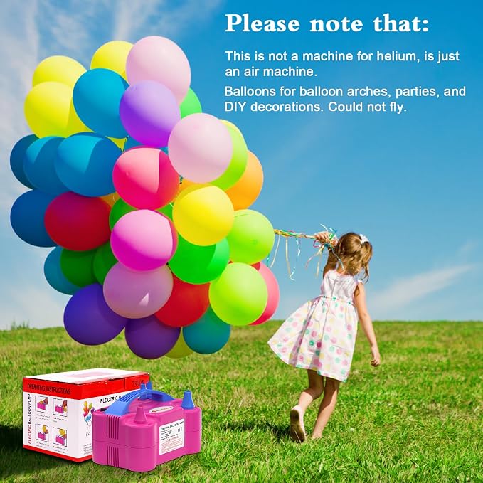 IDAODAN Electric Balloon Pump, Portable Electric Balloon Blower Machine - Image 7