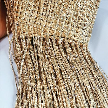 ave split Decorative Door String Curtain Wall Panel Fringe Window Room Divider - Image 2