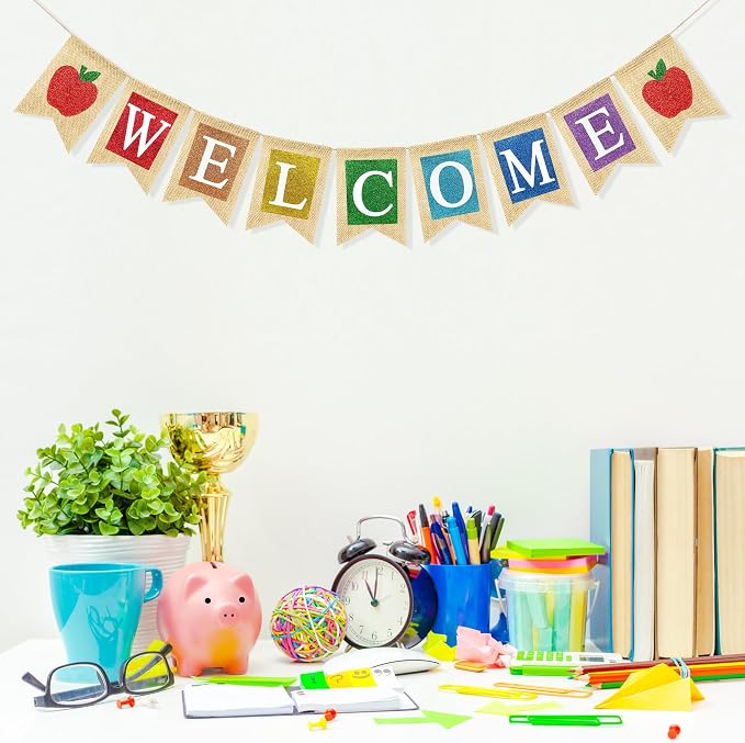 VILIFEVER Welcome Banner Classroom Decor Back to School Decorations | First Day - Image 5