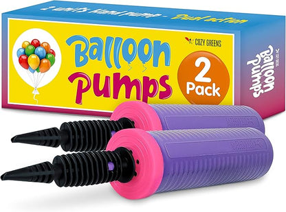 Balloon Pump Hand Held, Inflator Air Pump by CozyGreens