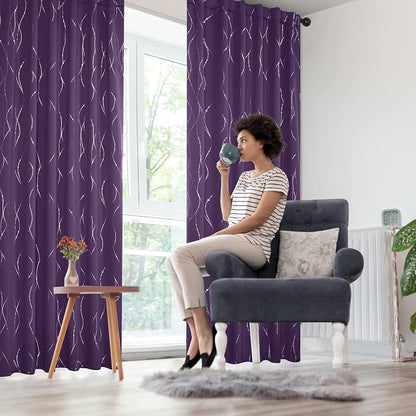 Deconovo Blackout Back Tab Curtains - Image 8