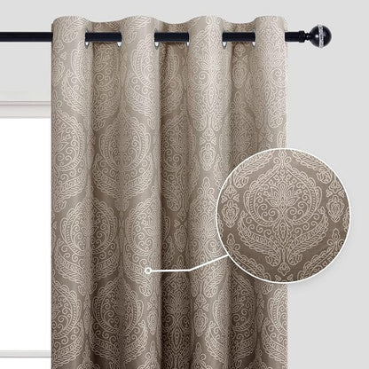 DWCN Ombre Blackout Curtains for Living Room - Image 2