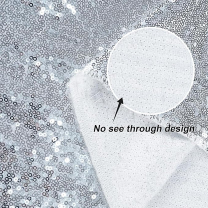 Silver Sequin Backdrop Curtains - Image 4