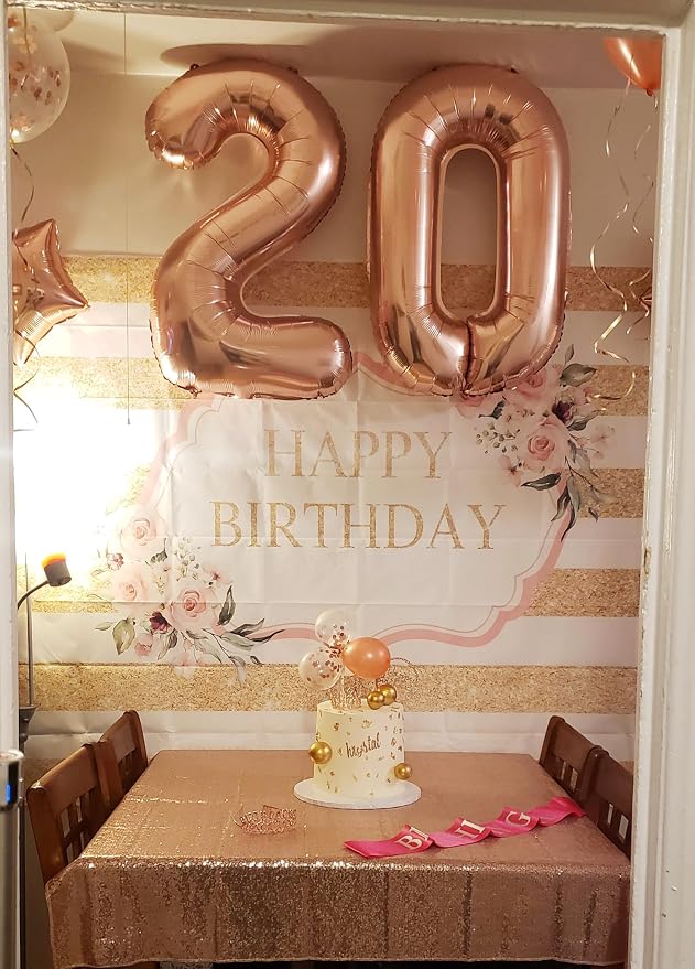 Number Balloons 0 Balloon 40 inch Rose Gold - Image 3
