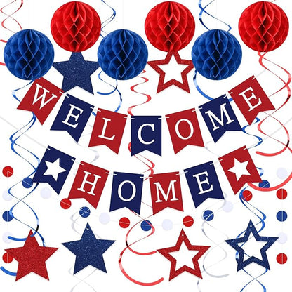 Arrowbash Welcome Home Decorations Welcome Home Banner by Arrowbash