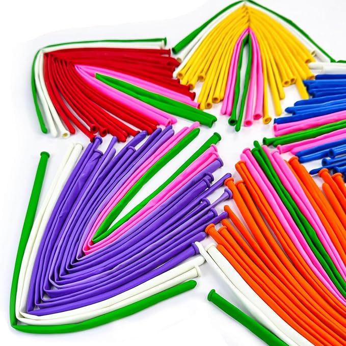 ASIYUHY 260 long balloons 100 Pack Twisting Animal Balloons Assorted Color - Image 6