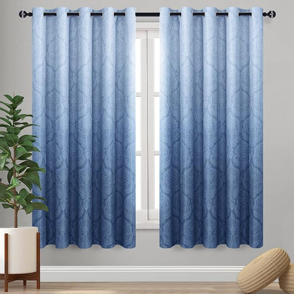 DWCN Ombre Blackout Curtains for Living Room by DWCN