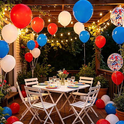 Red White Blue Balloon Arch, Patriotic Decorations - Image 6