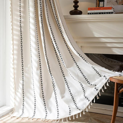 Sutuo Home Boho Farmhouse Curtains 72 Inches Long by SutuoHome