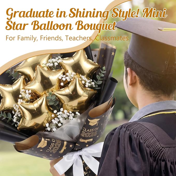 30 Pcs Mini Star Self Inflatable Balloons Bulk - Image 5