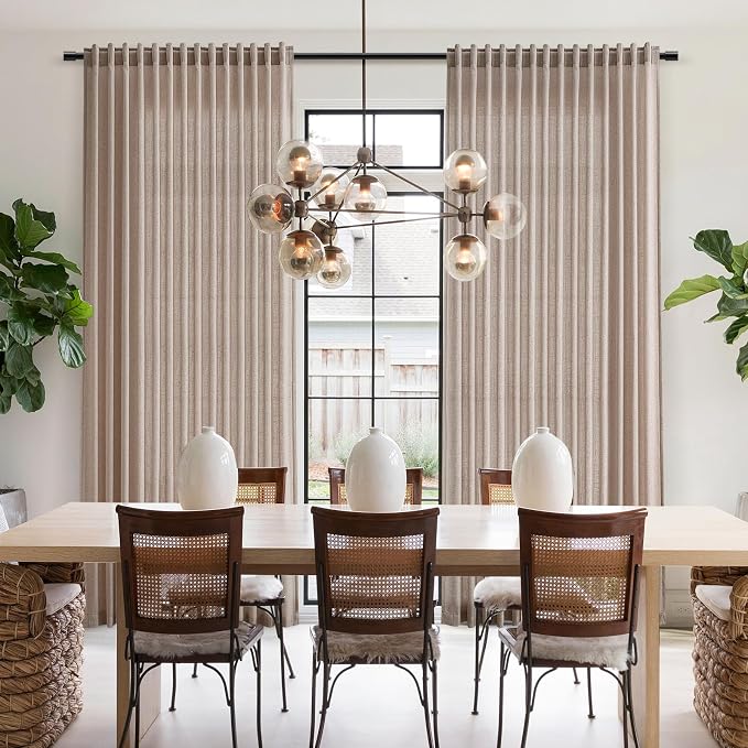 Oatmeal Curtains 80 Inches Length - Image 7