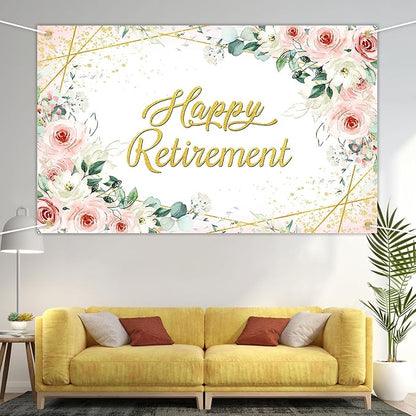 Avezano Happy Retirement Backdrop - Image 5