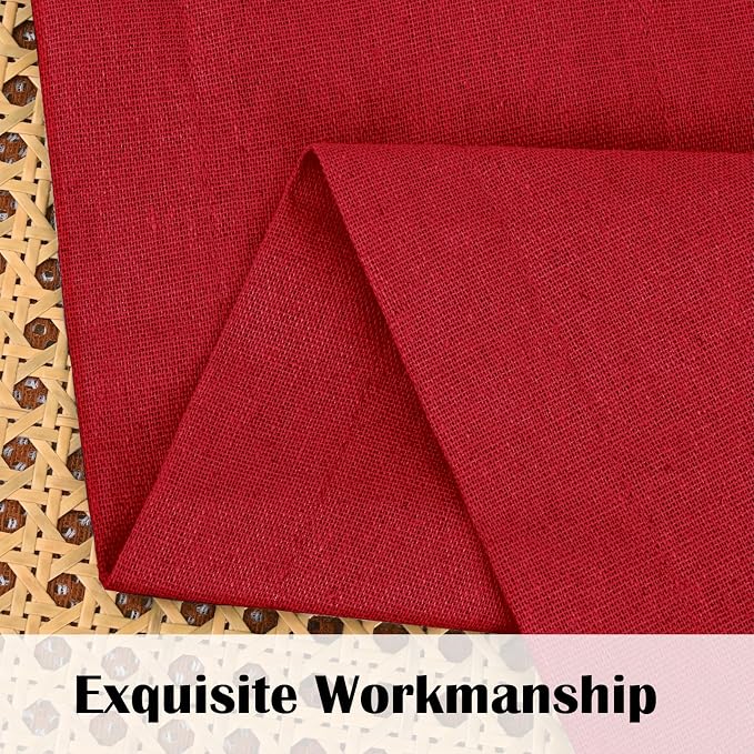 Farmhouse Cotton Linen Curtains - Image 4