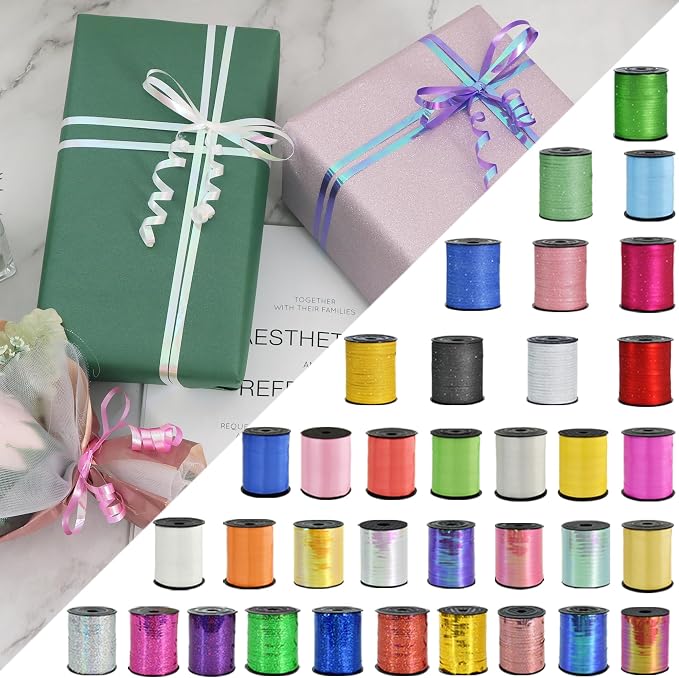 BEISHIDA 500 Yards White Ribbons Curling Ribbon 5mm - Image 7