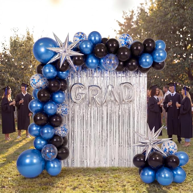 Capoda 148 Pcs Blue Silver Balloon Garland Arch Kit - Image 6