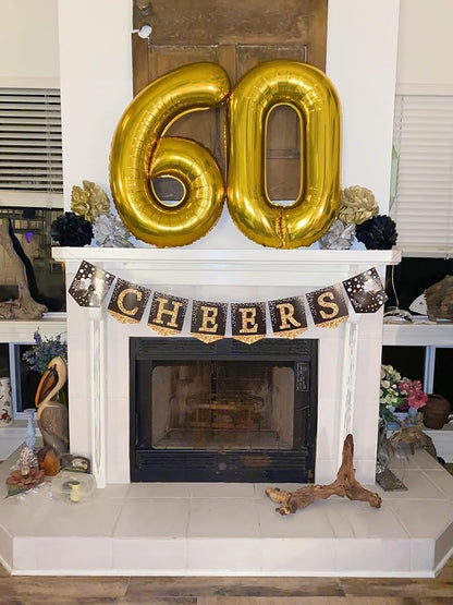 Numbers 30 Balloon 40Inch Gold Balloons - Image 4