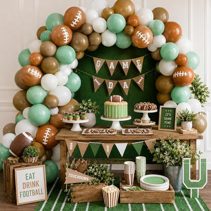 Football Balloons, Football Party Decorations - Image 4