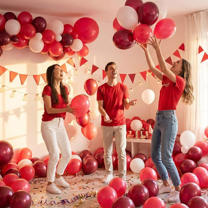 Red Balloons, Baby Shower, Anniversary, Graduation, Wedding Decorations - Image 8