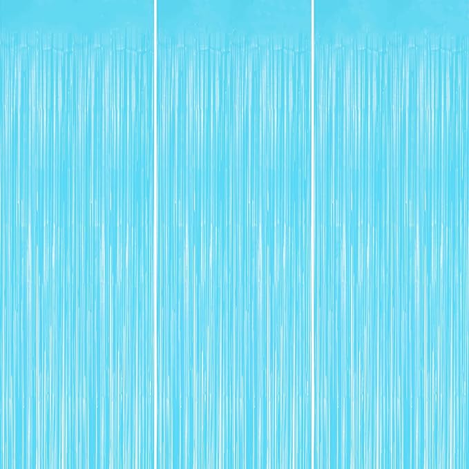 DECOCKRAT 3 Pack Foil Fringe Backdrop by DECOCKRAT
