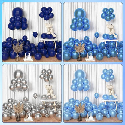Amandir 153pcs Blue and Silver Balloon Garland Arch Kit Different Sizes | 18 12 - Image 6